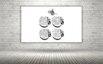 Set of 4, 4Qul Surah, Qul Surah, Islamic Wall Art, Islamic Home Decor, Housewarming Gift, Islamic Gifts, Eid gifts, Ramadan Decoration First Stop Signs Print