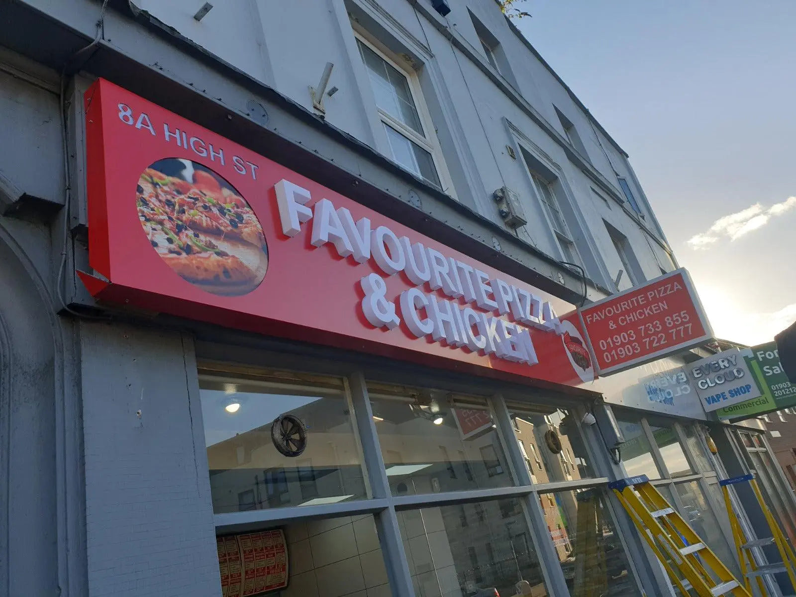 Push Through Letters – First Stop Signs Print