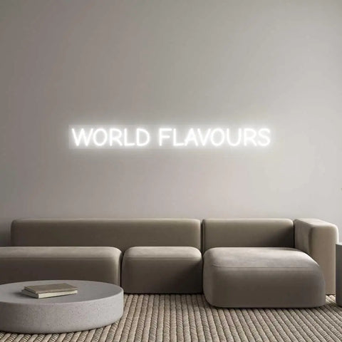 Custom Neon: WORLD FLAVOURS