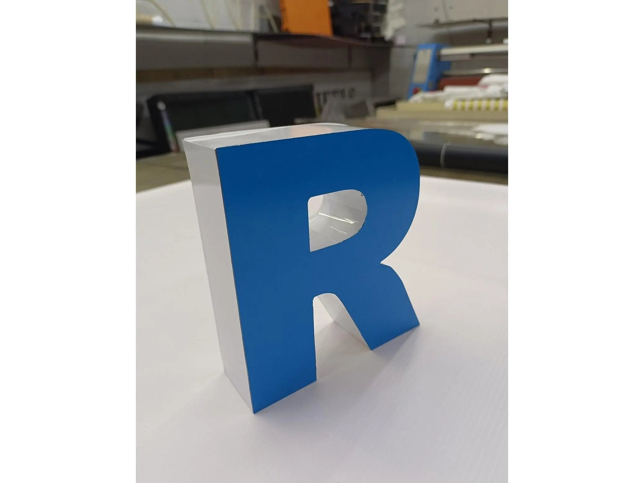 Push Through Letters - First Stop Signs Print