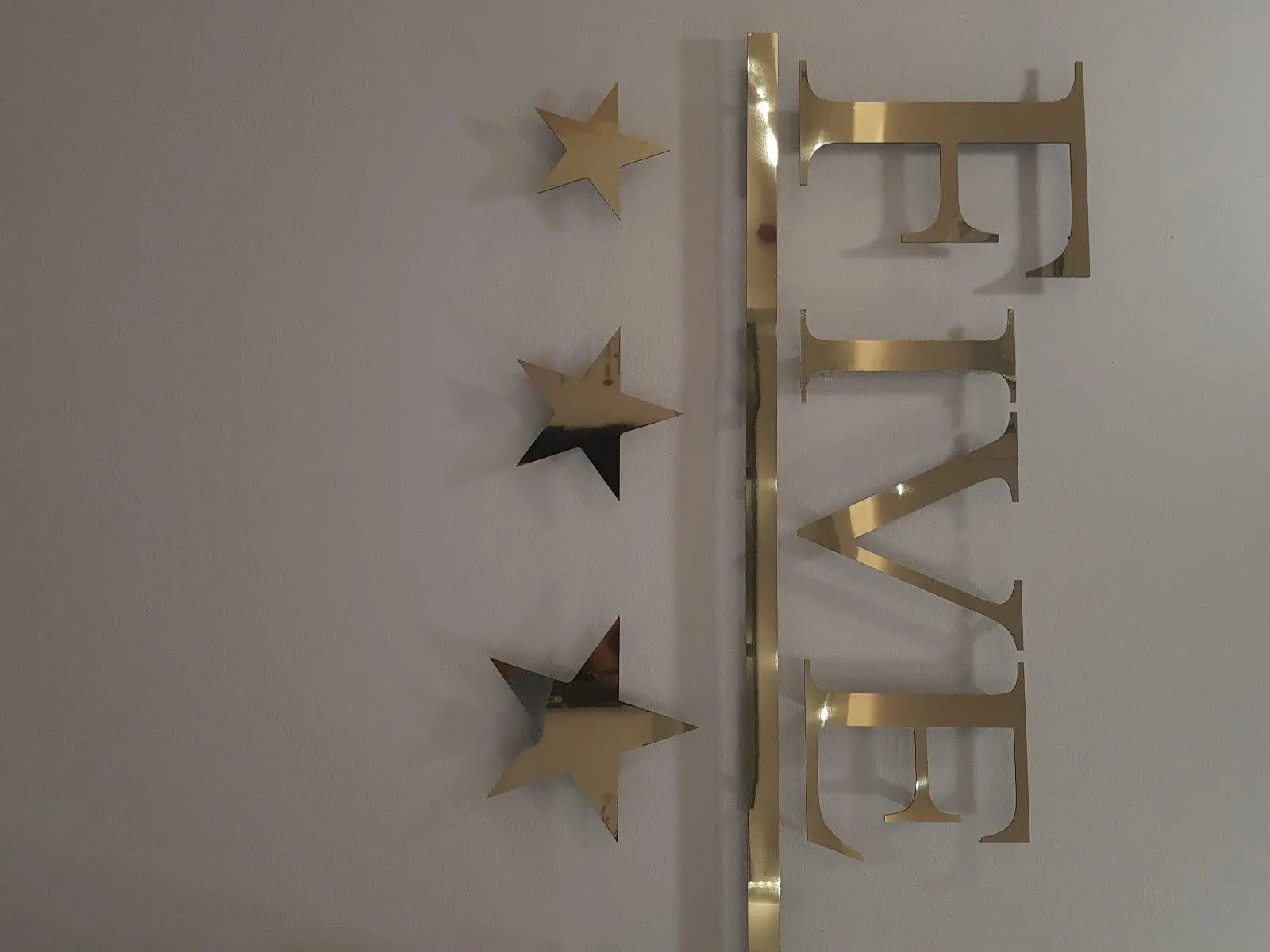 Flat Cut Letters.