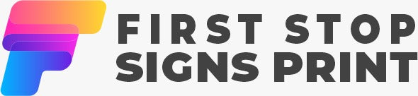 EXPERT SHOPFRONT SIGNAGE – First Stop Signs Print