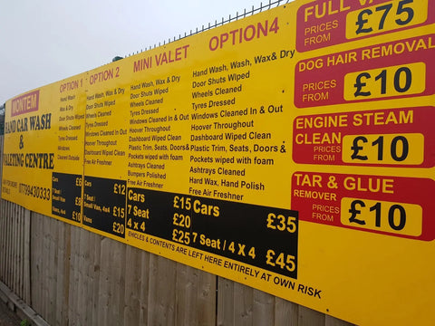 Construction Site Hoarding Boards